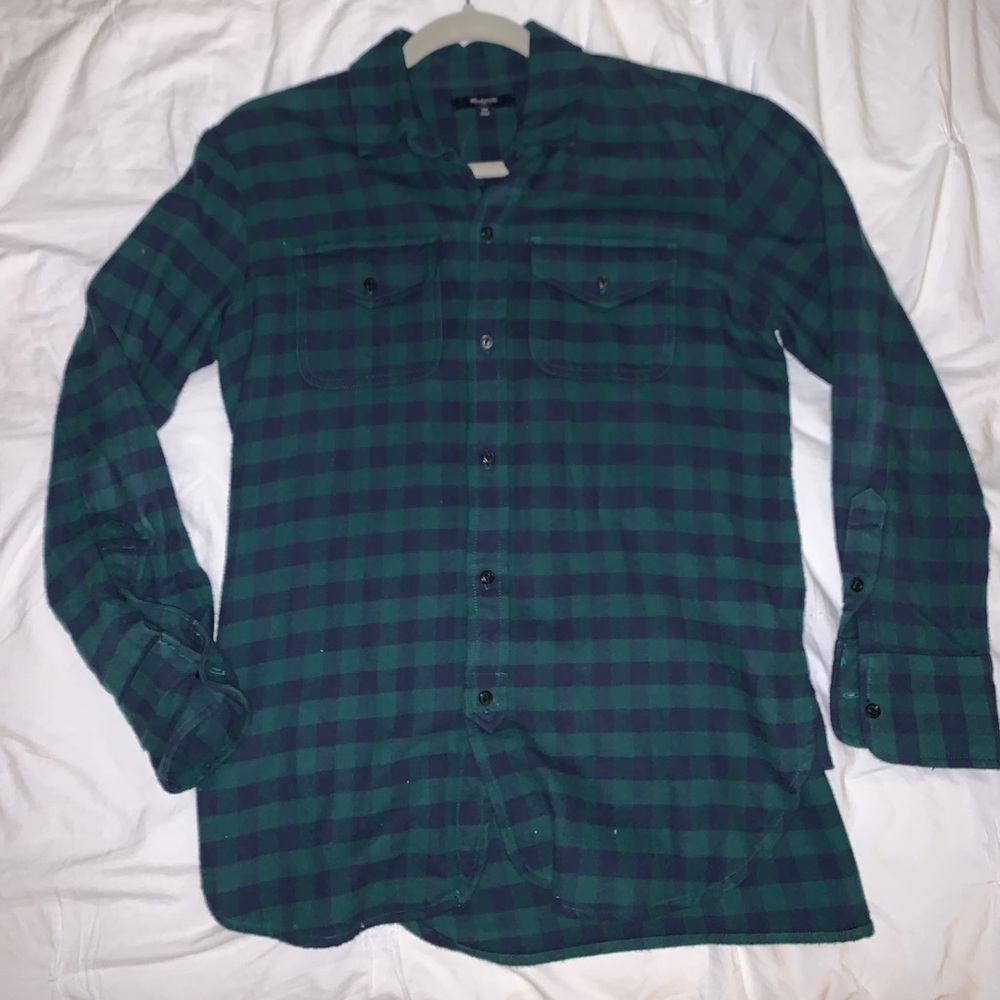 Madewell Flannel XS Plaid